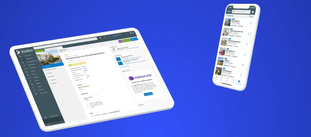 software voor makelaars op tablet en iphone