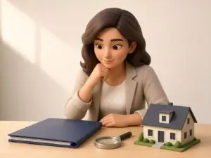 Koper bekijkt woninginformatie voor een bod.